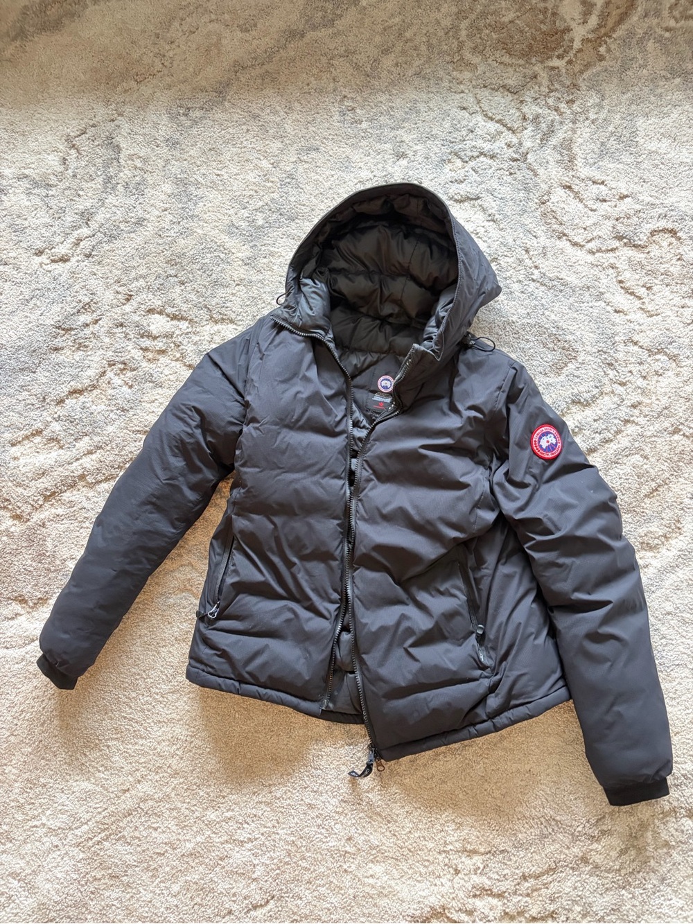 Canada Goose Women's Black Hooded Puffer Jacket
